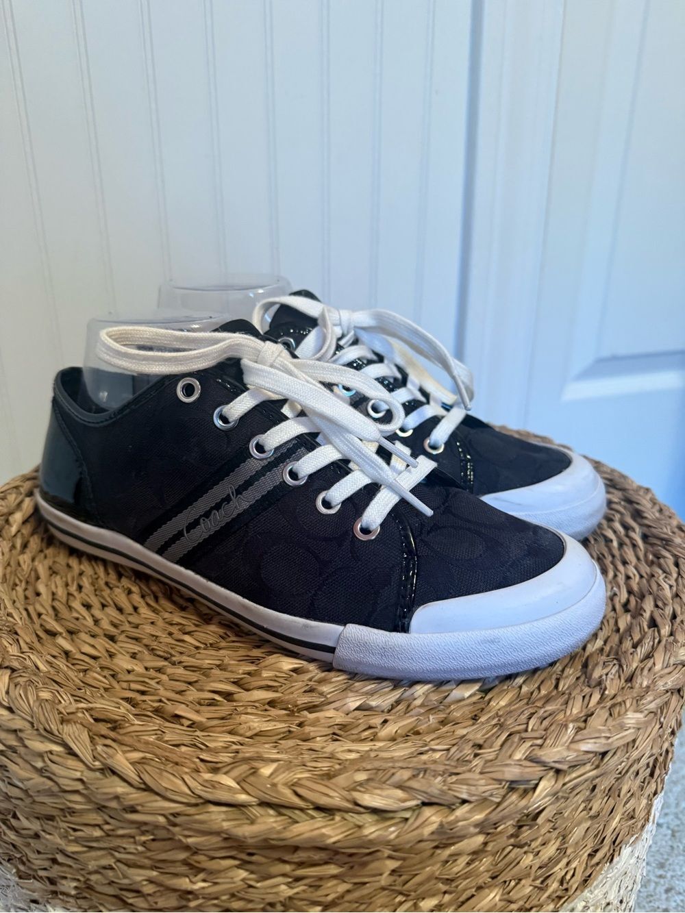 Coach Black and White Women's Low-Top Sneakers